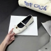 Giày Búp Bê Đế Bệt Da Mềm Đai Ngang - Mũi Nơ Hoa Trà, phong cách công sở du lịch, chỉ 225.000 VND 5