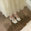 Giày búp bê hở gót đế cao 3p 5p quai ngang bít mũi - Thoải mái, giá chỉ 160.000₫ 3