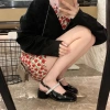 Giày búp bê hở gót đế cao 3p 5p quai ngang bít mũi - Thoải mái, giá chỉ 160.000₫ 5