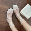Giày búp bê Jennie tiểu thư mũi tròn da PU phong cách lolita 3cm Giá 350,000 VND 3