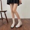 Giày búp bê Jennie tiểu thư mũi tròn da PU phong cách lolita 3cm Giá 350,000 VND 5