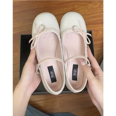 Giày búp bê Jennie tiểu thư mũi tròn da PU phong cách lolita 3cm Giá 350,000 VND 9