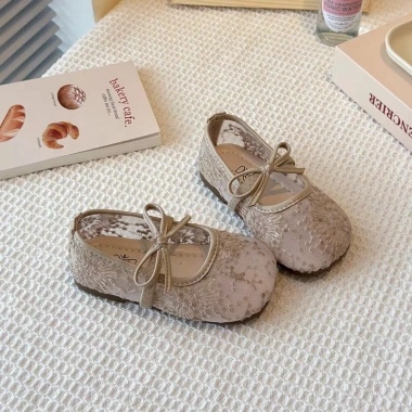 Giày búp bê lưới công chúa ren thêu hoa Hàn Quốc - XXJ-Z58 giá 210.000 VND