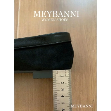 Giày Búp Bê MEYBANNI Mũi Tròn Đế Bệt Da Lộn Đính Khuy Hoa Trà Giá 239k 7