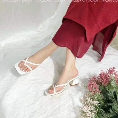 Giày Búp Bê Mũi Nhọn NCStore LT39 - Quai Ngang, Khóa Đế 4p, Siêu Nhẹ 9