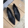 Giày búp bê mũi nhọn vải lưới thêu hoa đế đỏ cao cấp - Full box 410k 3
