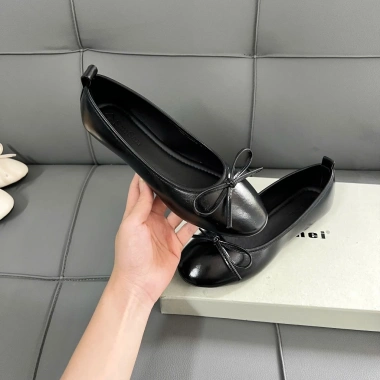 Giày búp bê mũi tròn phối nơ nhỏ, xinh xắn, 3 màu giảm giá còn 169k 3