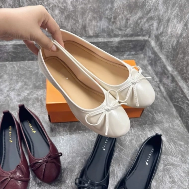 Giày búp bê mũi tròn phối nơ nhỏ, xinh xắn, 3 màu giảm giá còn 169k 5