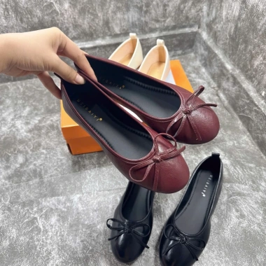 Giày búp bê mũi tròn phối nơ nhỏ, xinh xắn, 3 màu giảm giá còn 169k 7