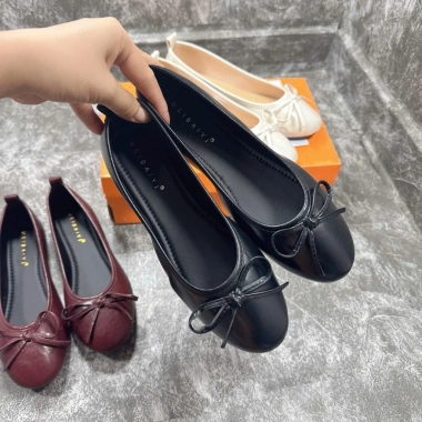 Giày búp bê mũi tròn phối nơ nhỏ, xinh xắn, 3 màu giảm giá còn 169k 8