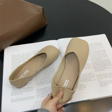 Giày Búp Bê Mũi Vuông Đế Mềm Thời Trang Xuân Hè Hàn Quốc – Giá chỉ 239.060 VND