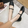 Giày Búp Bê Mũi Vuông Quai Ngang 3P Dễ Thương Thiết Kế Sang Trọng LCP3 89.100₫ 3