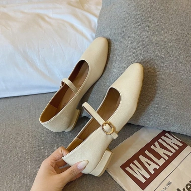 Giày Búp Bê Mũi Vuông Quai Ngang 3P Dễ Thương Thiết Kế Sang Trọng LCP3 89.100₫