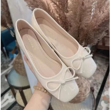 Giày búp bê nữ da PU mềm, đế dẻo chống trơn trượt, điệu đà mã TH58 - 122.000