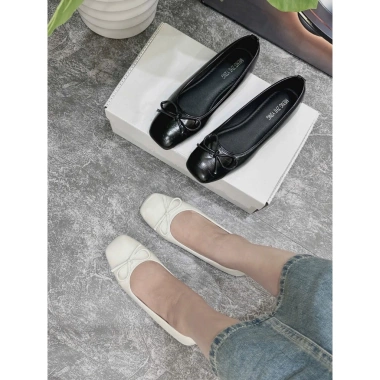Giày búp bê nữ da PU mềm, đế dẻo chống trơn trượt, điệu đà mã TH58 - 122.000