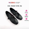 Giày Búp Bê Nữ Da Thật Dáng Mary Jane Đế Bệt Mũi Vuông Da Mềm Êm NUDDO NM001V 379k
