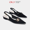 Giày búp bê nữ DILY DL592 mũi nhọn slingback gót thấp 1.5cm đẹp, giảm giá 439k