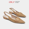 Giày búp bê nữ DILY DL592 mũi nhọn slingback gót thấp 1.5cm đẹp, giảm giá 439k 2