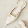 Giày búp bê nữ DILY DL592 mũi nhọn slingback gót thấp 1.5cm đẹp, giảm giá 439k 5