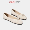 Giày búp bê nữ DILY mũi vuông đính nơ thanh lịch, đế bệt êm ái cao 1cm - 399.000₫ 3