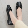 Giày búp bê nữ DILY mũi vuông đính nơ thanh lịch, đế bệt êm ái cao 1cm - 399.000₫ 7