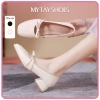 Giày búp bê nữ gót vuông 4p size 34-40 - Kịp Tết, nơ xinh xắn, giảm giá 399k