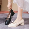 Giày búp bê nữ gót vuông 4p size 34-40 - Kịp Tết, nơ xinh xắn, giảm giá 399k 6