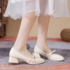 Giày búp bê nữ gót vuông 4p size 34-40 - Kịp Tết, nơ xinh xắn, giảm giá 399k 8