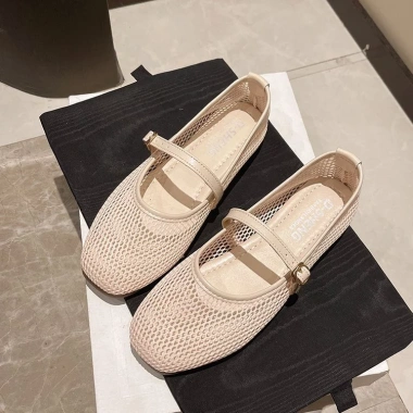 Giày Búp Bê Nữ Lưới Quai Ngang Nhẹ Êm Thoáng Khí Dễ Phối Đồ Mùa Hè Xinh Xắn - 168k Mã G84