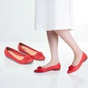 Giày Búp Bê Nữ Mũi Nhọn Da Thật Nơ Xếp Pixie P126 Giá 349k Thoải Mái Thời Trang 5
