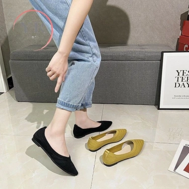 Giày Búp Bê Nữ Mũi Nhọn Plus Size 35-43 - Thoải Mái, Giá Chỉ 249.000 VNĐ
