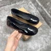 Giày búp bê nữ mũi tròn da bóng mềm, đế dẻo êm chân, size lớn hơn 1 giảm còn 129k 3