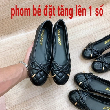 Giày búp bê nữ mũi tròn khâu chỉ trám êm mềm – Dễ đi, giá 99.000₫ giảm tới 20%