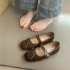 Giày búp bê nữ mũi vuông kiểu Mary Jane nơ xinh, đế bằng - Giá chỉ 139.000 VND 6