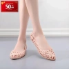 Giày Búp Bê Nữ Nhựa Họa Tiết Hoa Cao Cấp 3fashion - FreeShip, 400k, Tặng Nước Hoa 8