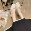 Giày búp bê nữ quai ngang đính ngọc, đế vuông 3cm da mềm, đi êm chân - Full Box GN72 199k