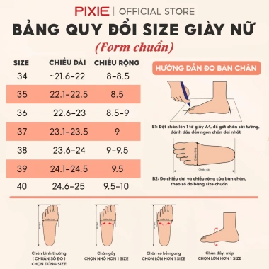 Giày Búp Bê Pixie X461 Đế Xuồng 5cm Da Thật Êm Chân - Đen Giá Chỉ 349.000₫ 9 Giày Búp Bê Pixie X461 Đế Xuồng 5cm Da Thật Êm Chân - Đen Giá Chỉ 349.000₫ 9