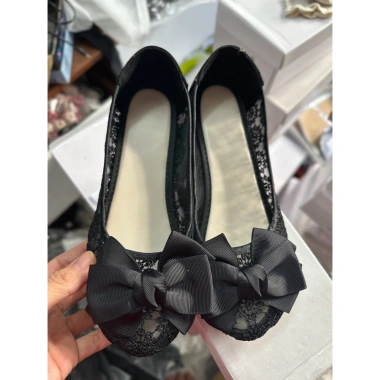 Giày búp bê ren mũi tròn nơ kép - BIG SIZE 35‑44, giảm giá 250k (giá gốc 317.5k) 8