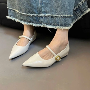 Giày Búp Bê SunHigh Mũi Nhọn Quai Ngang Khóa Đế 4P LT39 Giá 201.959 - Ưu đãi 9