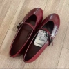 Giày búp bê Z mũi tròn quai khoá ngang đỏ đô, đế bệt 1cm, phong cách Mary Jane năng động - Giá chỉ 269.000₫ 5
