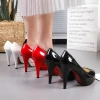 Giày cao gót 11cm trơn công sở, nhiều màu, SZ34-42, đúp trước 2cm - Giá 257.400đ 2