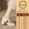 Giày cao gót 5 phân Mary Jane quai ngang khóa vuông Luvia 170CG, chân gầy lùi 1 size, 229k 2