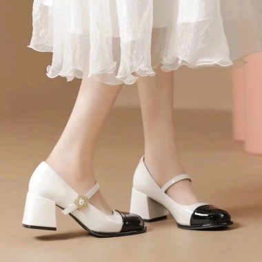 Giày cao gót 5P Mary Jane G116 đế đúp cao su non da mềm - Giá chỉ 195.000₫ 3 Giày cao gót 5P Mary Jane G116 đế đúp cao su non da mềm - Giá chỉ 195.000₫ 3