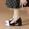 Giày cao gót 5P Mary Jane G116 đế đúp cao su non da mềm - Giá chỉ 195.000₫ 6