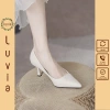 Giày cao gót 7 phân gót nhọn Luvia 158CG – thiết kế đơn giản, form rộng, phù hợp chân gầy, 191,100₫