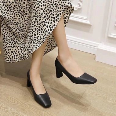 Giày cao gót 7 phân mũi vuông Annmodels gót nhỏ thời trang công sở giá 290k 9