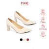 Giày Cao Gót 7cm Da Bóng Đế Vuông Thon Mica Pixie X554 - Giá 309.000₫