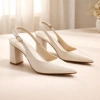 Giày cao gót 7cm mũi nhọn Metallic Slingback MARIS SLB79 - trẻ trung công sở, 349.000₫ 3