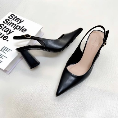 Giày cao gót 7cm mũi nhọn Metallic Slingback MARIS SLB79 - trẻ trung công sở, 349.000₫