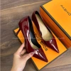 Giày cao gót 7p gót kín da bóng nhẹ mềm mũi nhọn - chất xịn cao cấp, full hộp, giá 229k 4